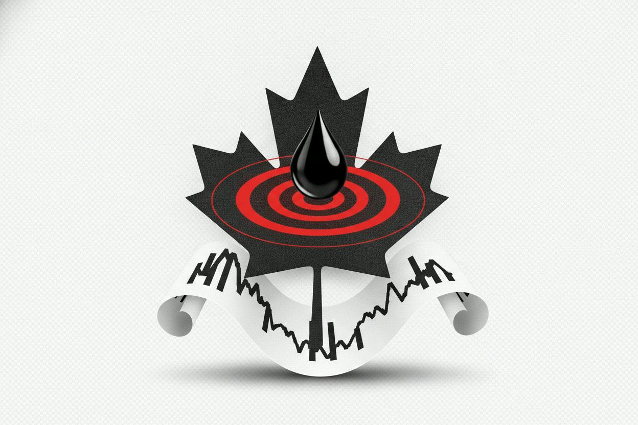 Oil price jump weighs on Canadian stocks as rate worries return