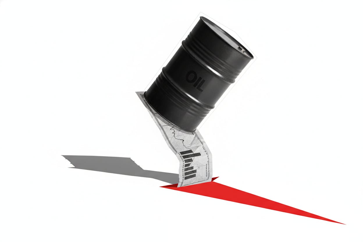 Oil prices slide 3.3%, dragging energy stocks lower
