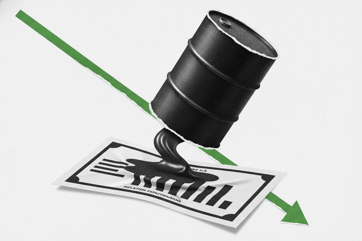 Oil's 3% Drop Pulls US Treasury Yields Lower as Inflation Fears Ease