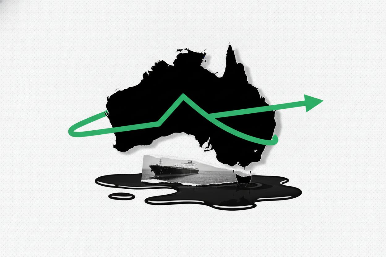 Oil Surges on US-Iran Tensions, Australian Shares Eye RBA Minutes