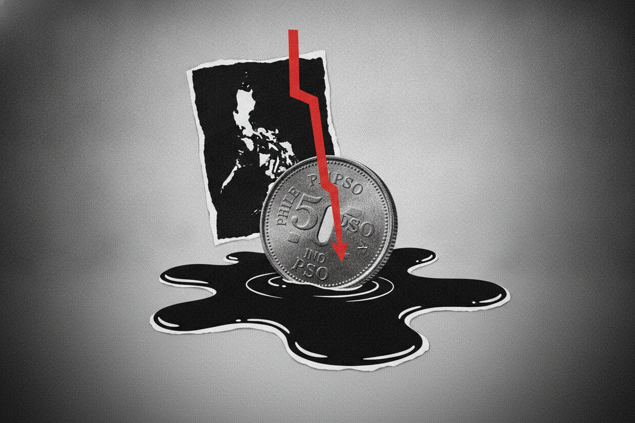 Philippine peso hits record low as oil costs and weak inflows weigh