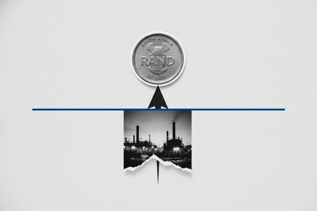 Rand holds steady near 16.61 despite sharp drop in South African factory output
