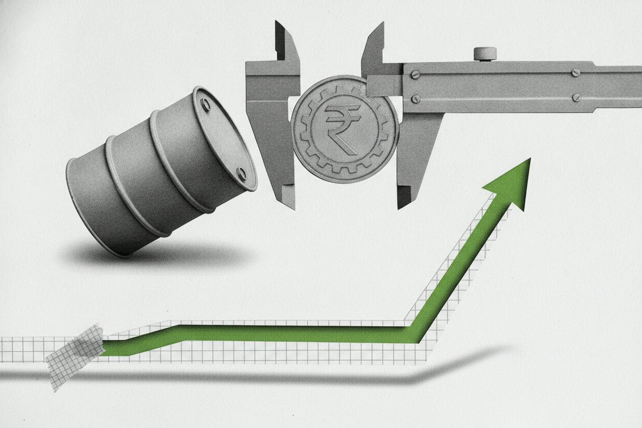 Rupee holds near 95.90 as RBI steps in to steady the market
