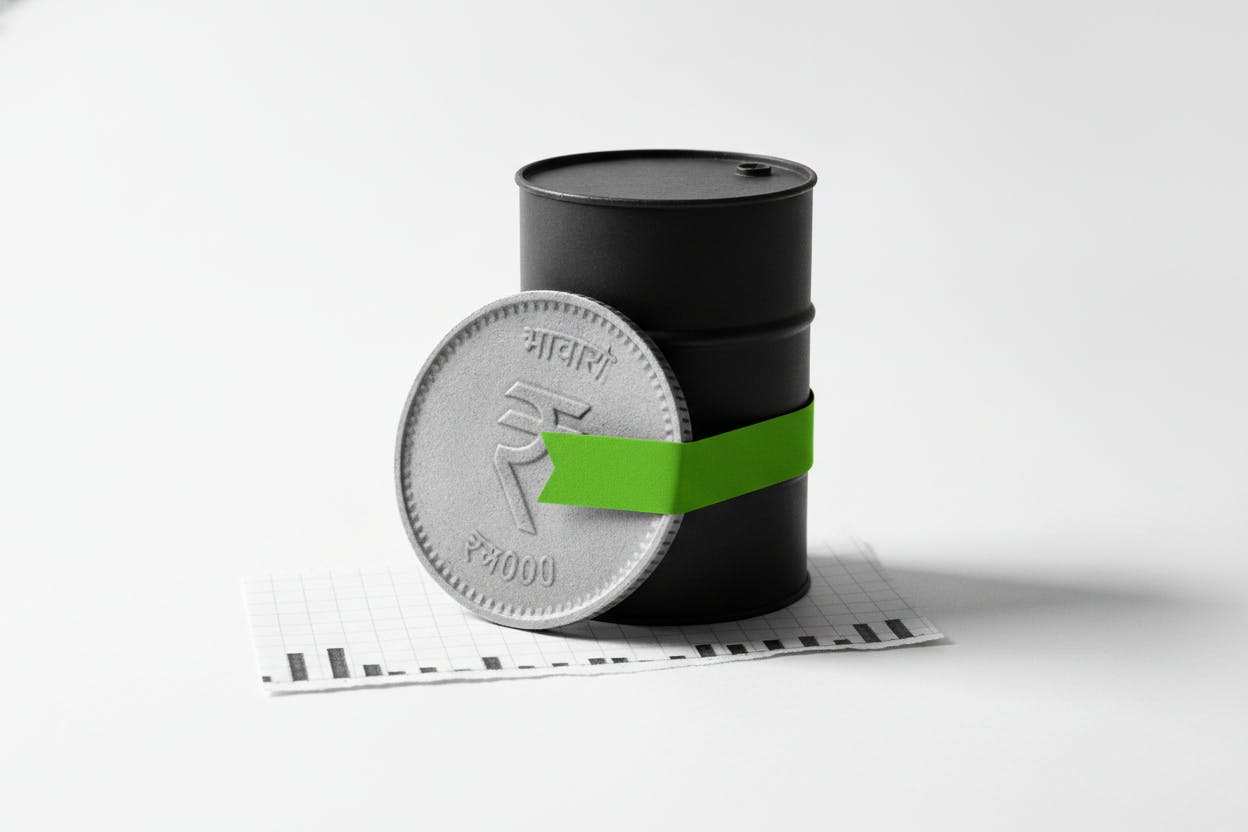 Rupee steadies as oil stays below $80 and $40bn inflows ease pressure