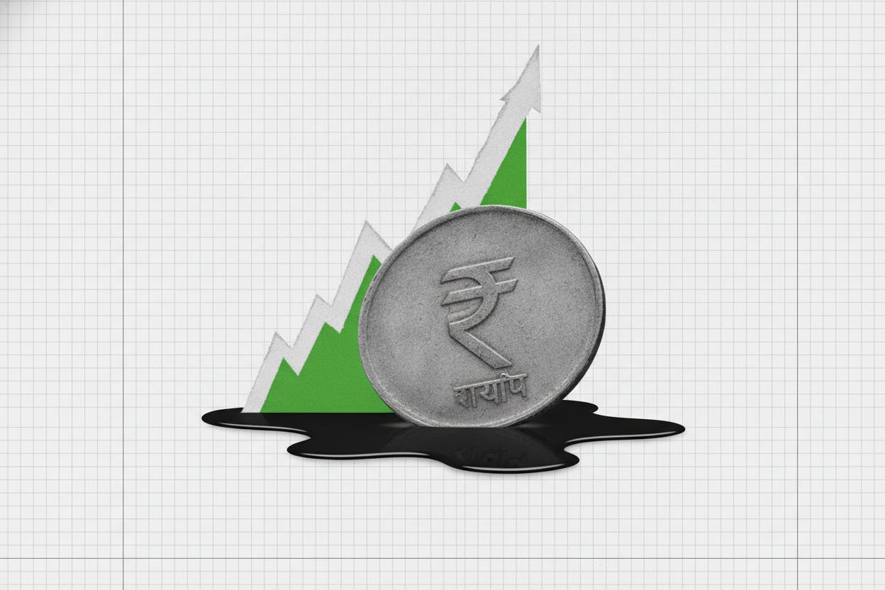 Rupee Under Pressure as Oil Hits $85.64 and US Yields Rise on Fed Hawkishness