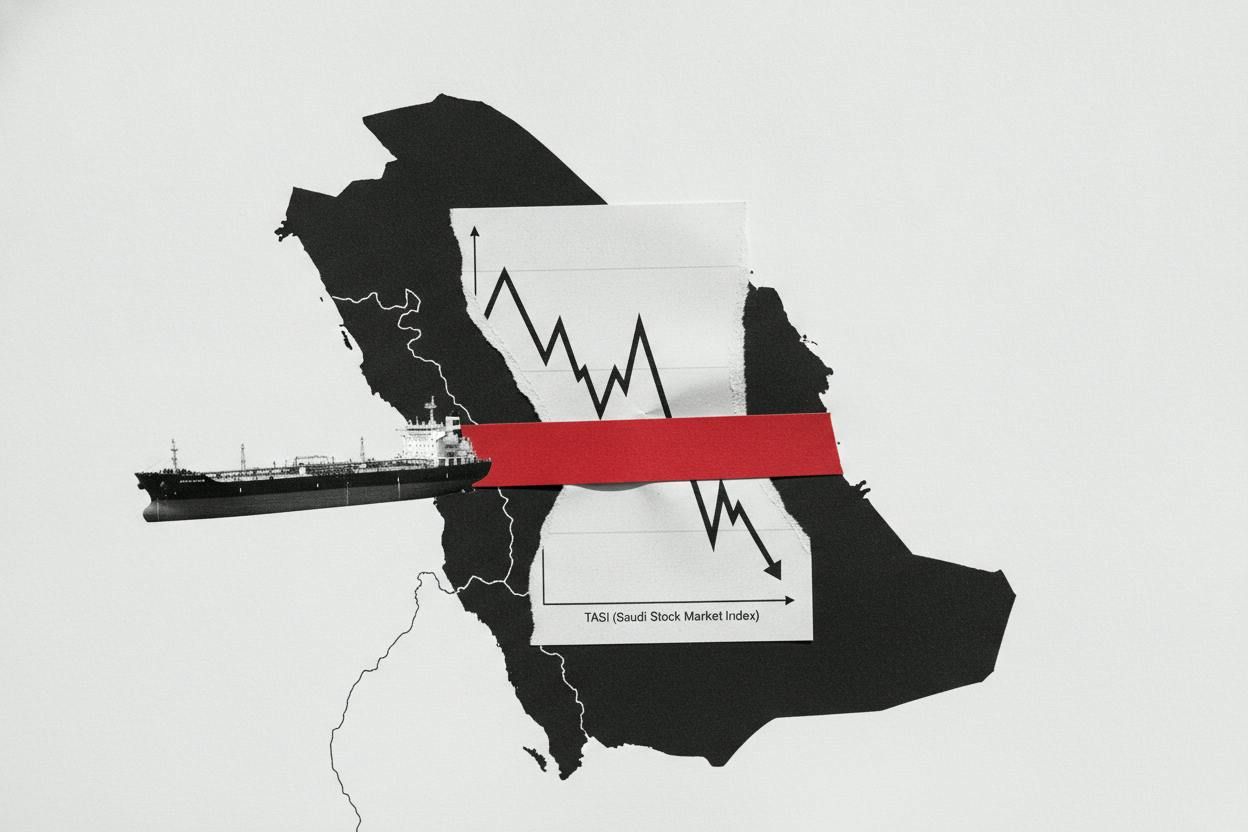 Saudi stocks slip as Hormuz shipping traffic drops sharply