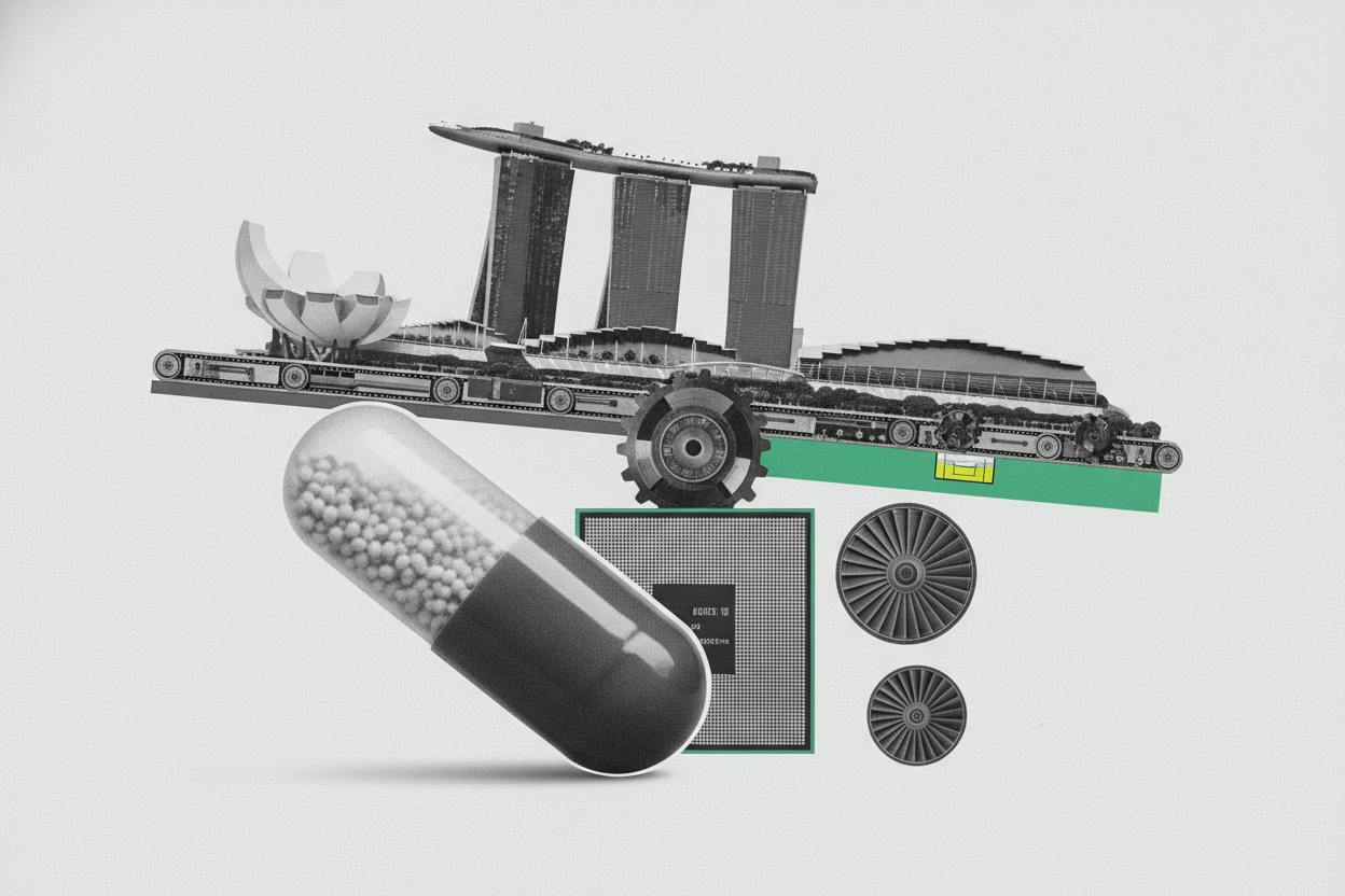 Singapore factory growth cools as biomedical output plunges 32.8%