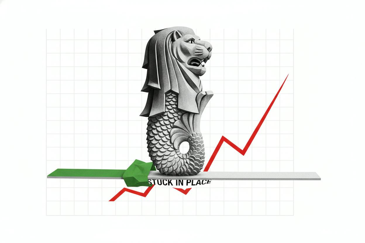 Singapore Stocks Dip 0.1% as Deal News Drives Individual Moves