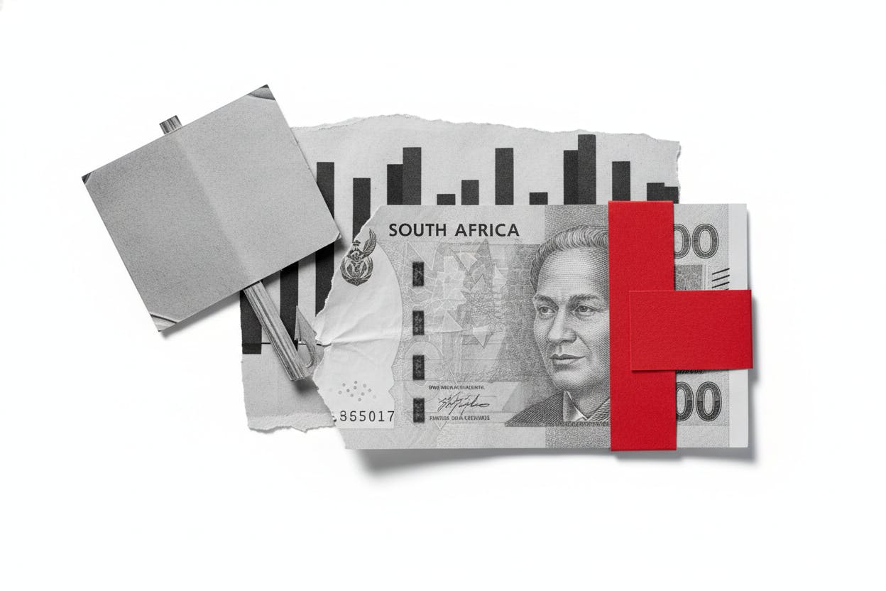 South Africa's Rand Edges Up to 16.42 as Traders Eye Month-End Data and Protests