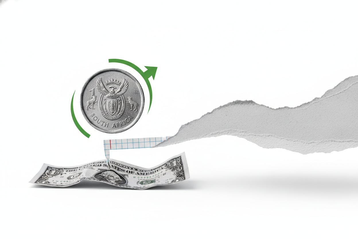 South African Rand Edges Up as Dollar Weakens, Middle East Tensions Linger