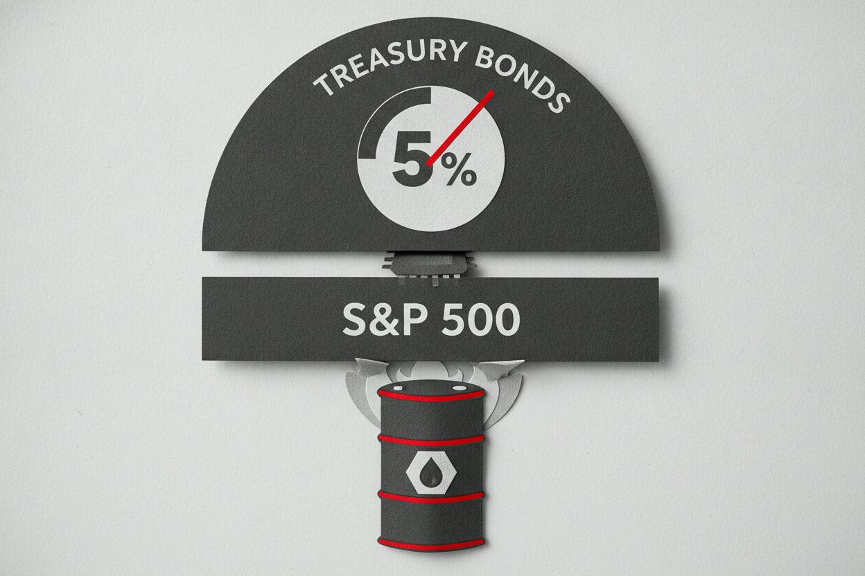Stocks face triple test: yields near 5%, oil at $100, AI debate