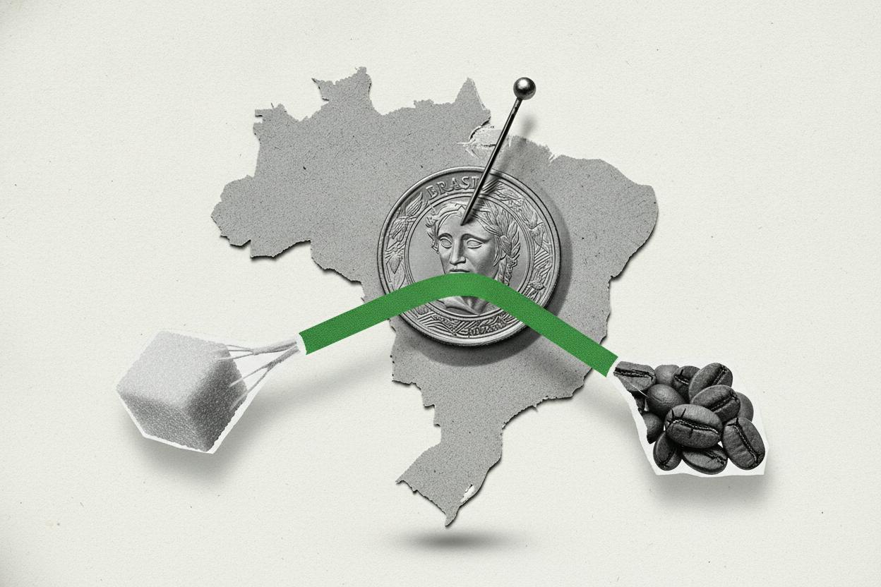 Sugar Rises, Coffee Falls as Brazil's Real Steadies After Election