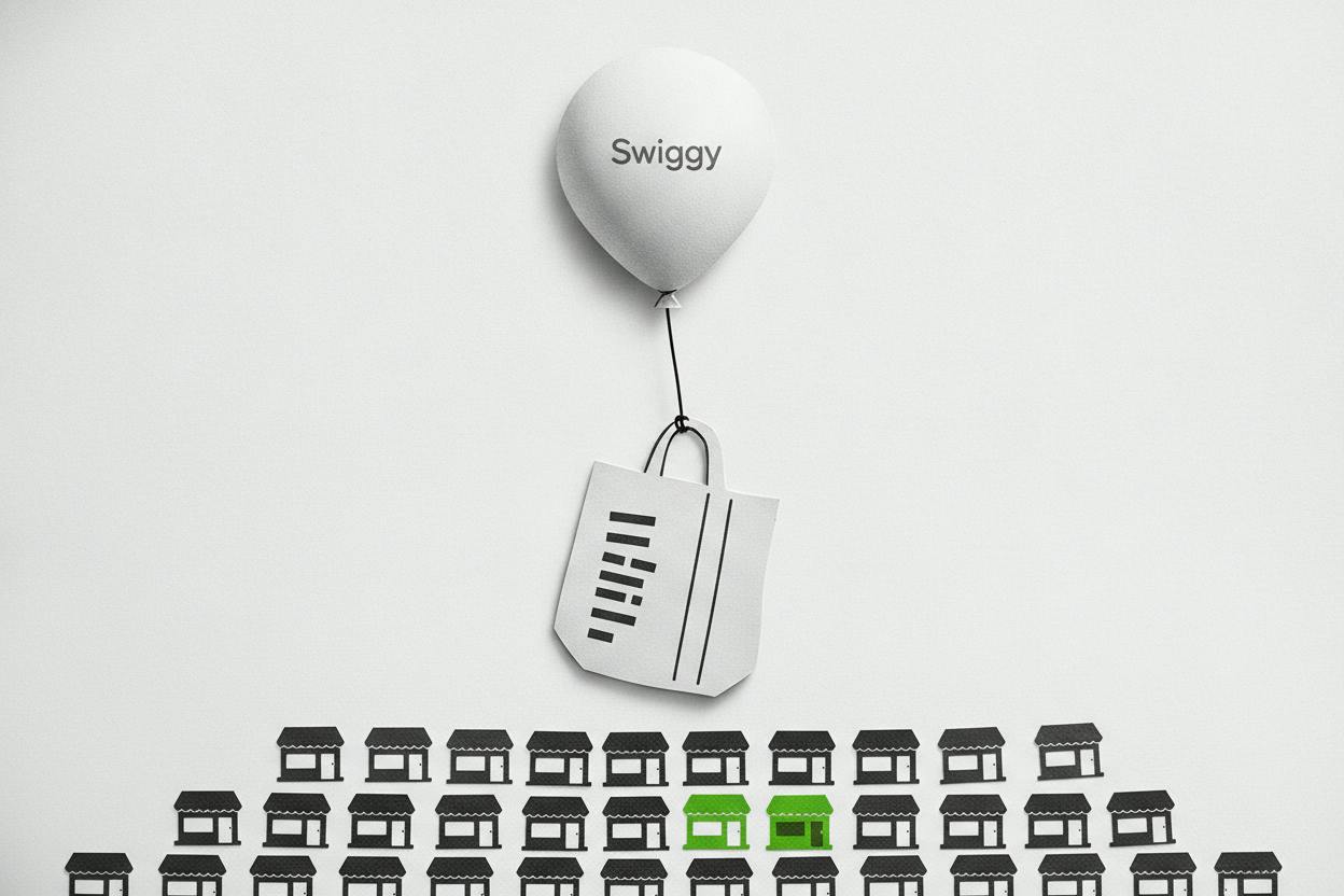 Swiggy narrows loss as food delivery shines, quick commerce weighs