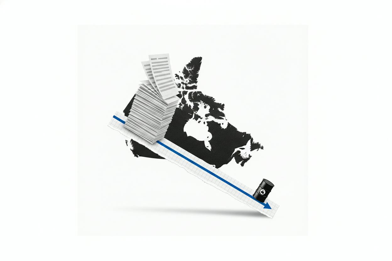 TSX climbs as Canadian yields slide, energy slips