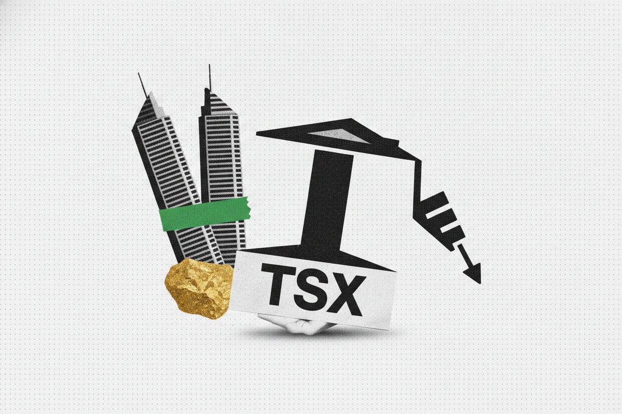 TSX edges up as gold miners and banks offset Lightspeed's 14.5% plunge