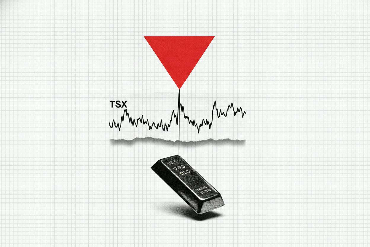 TSX Falls 1.11% as Hot US Inflation Lifts Rate Fears and Sinks Metals