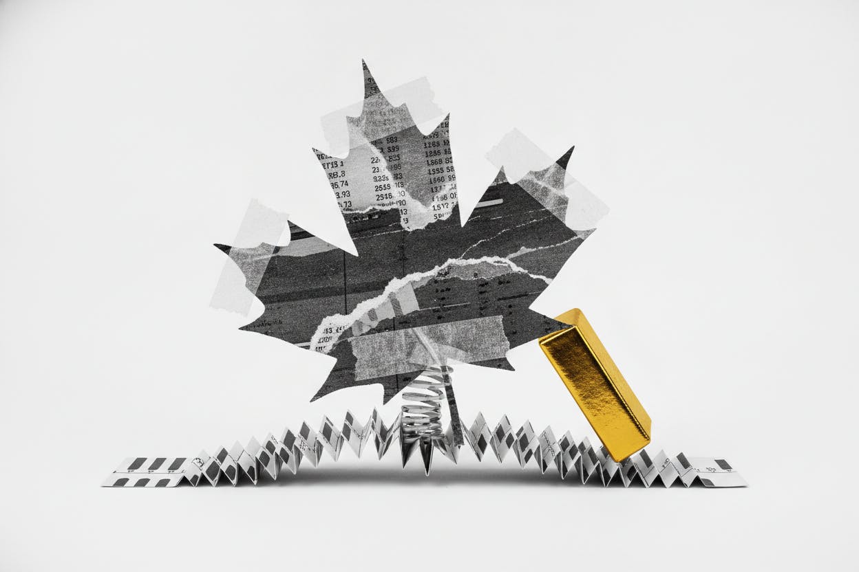 TSX futures edge up as gold climbs and bond yields stay volatile