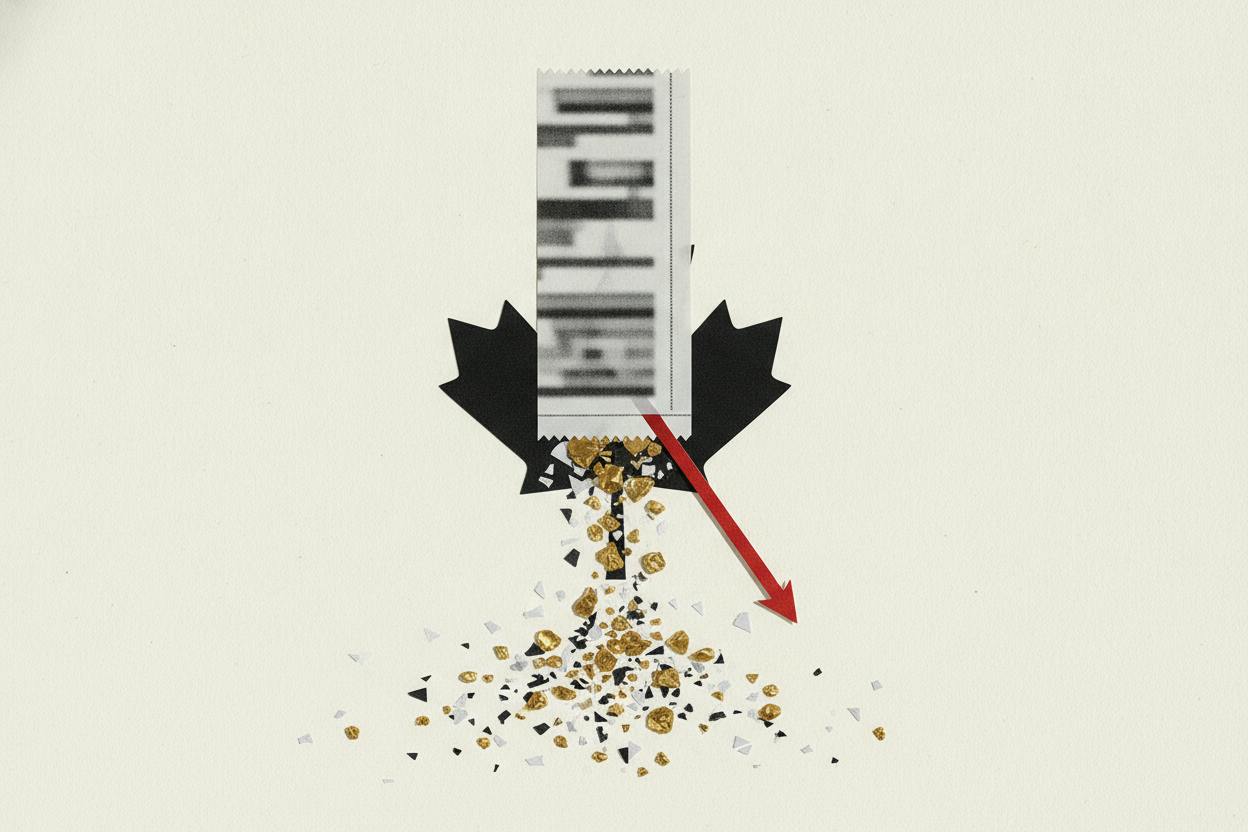 TSX slips as gold miners and tech drag, US inflation keeps Fed hike in play