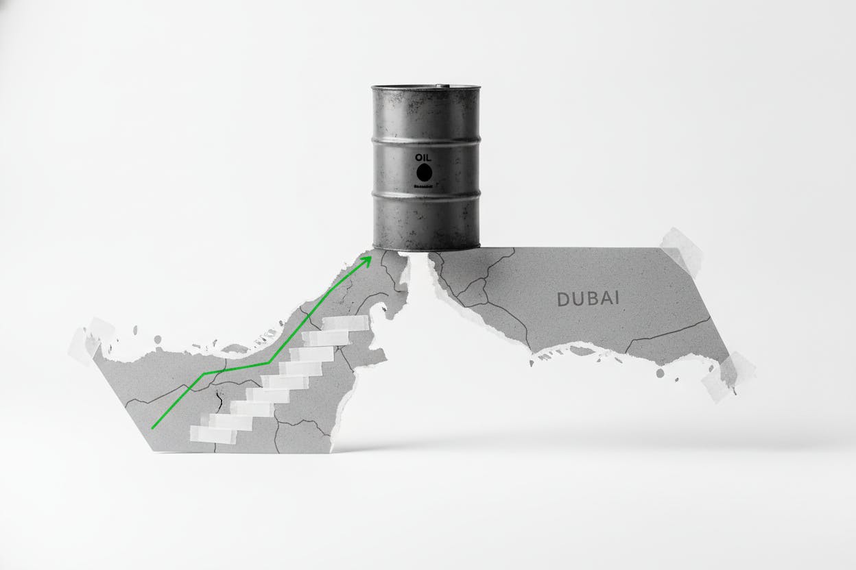 UAE stocks diverge as Brent tops $100 on Middle East tensions