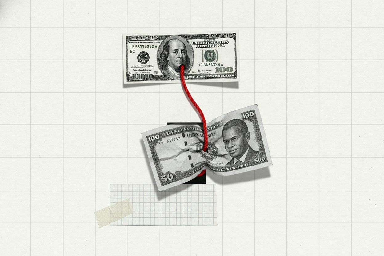 Uganda's shilling hits record low as dollar demand surges