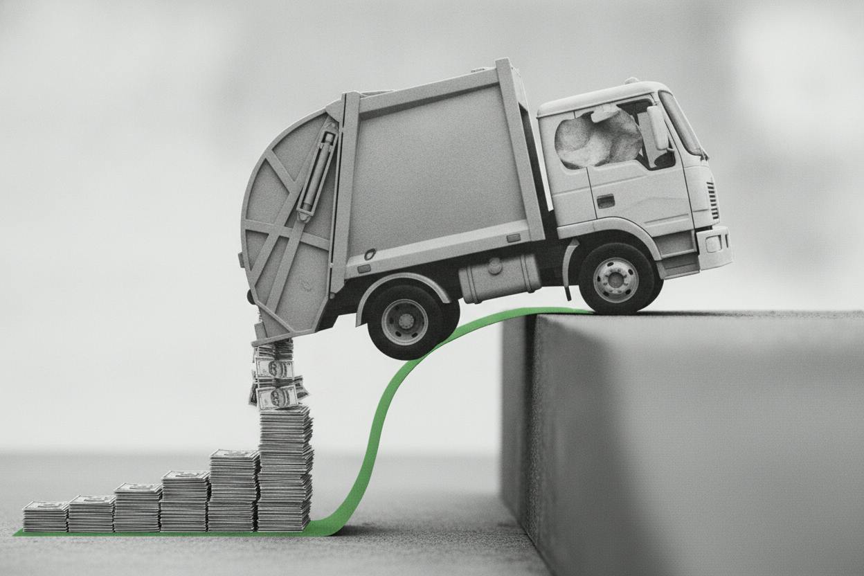 Waste Management's profit dips on inflation, but cash flow jumps 20%