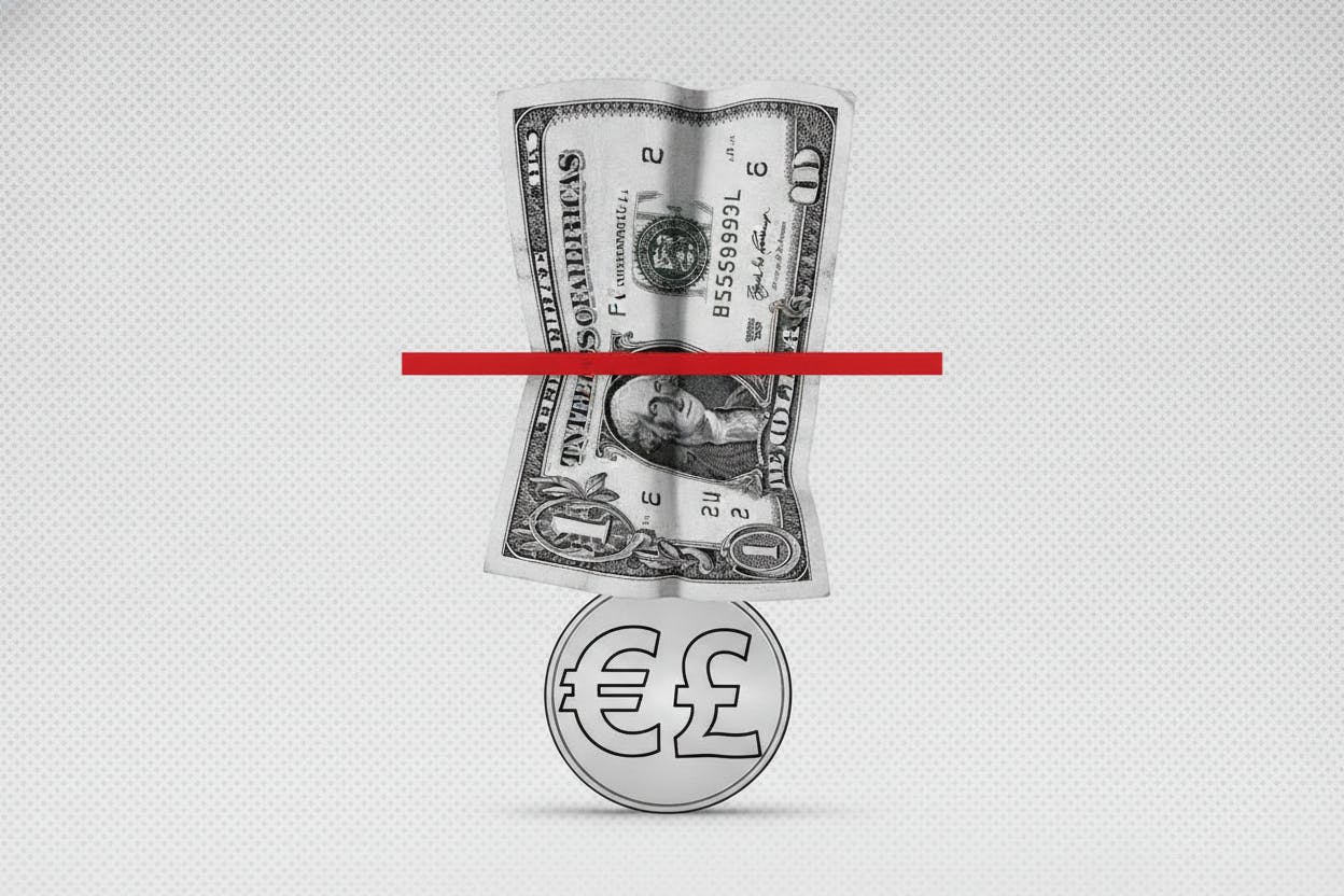 Weak US retail sales push euro and pound to multi-month highs