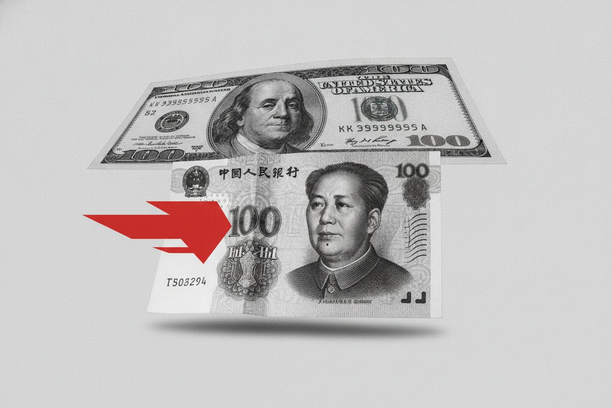 Yuan Slips as Middle East Tensions Boost Dollar Demand